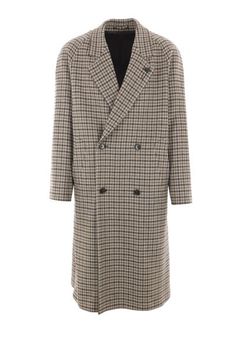 Lardini's double-breasted coat crafted in houndstooth wool and cashmere. It features notched lapel, button fastening, side welt pockets, long sleeves, back central vent and partial lined interior.Gender: MenMaterial: 95% WOOL 5% KASHMIRColor: BEIGE+BROWN+GREENMade in: ITProduct ID: IV23027IVC63616200MA*Import tax/duty will be calculated at checkout (If applicable) Classic Double-breasted Houndstooth Outerwear, Double-breasted Houndstooth Outerwear For Business, Wool Houndstooth Outerwear For Business Casual, Tailored Double-breasted Houndstooth Outerwear, Business Long Coat With Houndstooth Pattern, Houndstooth Pattern Long Coat For Business, Business Houndstooth Pattern Long Coat, Wool Houndstooth Outerwear For Office, Double-breasted Wool Houndstooth Outerwear