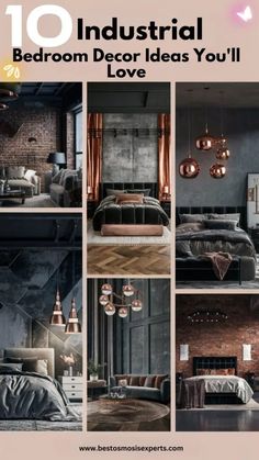 10 industrial bedroom decor ideas you'll love