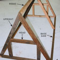 an image of a wooden structure with parts labeled