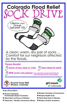 an advertisement for sock drive featuring socks