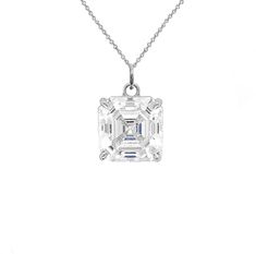 Glistening CZ stone with a 5 mm asscher-cut and topped with a 1 carat on a polished solid gold rolo chain, this necklace is stunning and timeless. The perfect piece to just leave on and know it will match any outfit you choose that day. CZ weights are diamond equivalents. Product Information (S-Size):Metal Type: .925 Sterling SilverWeight: 0.2 gPendant Size: Height - 0.36 inches | Width - 0.19 inchesChain Information:Type: Rolo ChainWeight: 1 gClasp: Spring RingStone Information:Stone: 1 Asscher Rose Gold Pendant, Asscher Cut, Cz Pendant, Statement Pendant, Yellow Gold Pendants, Rolo Chain, Cz Stone, Spring Rings, Sterling Silver Pendants