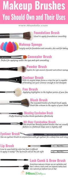 Makeup Brushes Guide How To Use, Different Makeup Brushes Uses, Make Up Brushes Guide How To Use, Contour Brush Guide, Lettering For Beginners, Make Up Kits, Brush Guide, Make Up Tutorials