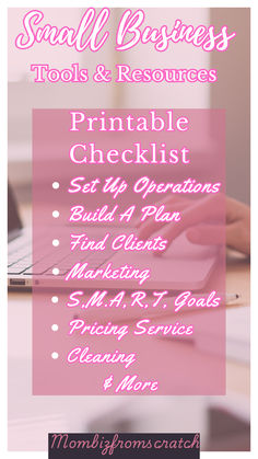 business tools Small Business Tools, Being Successful, Printable Business, Facebook Design, Printable Checklist