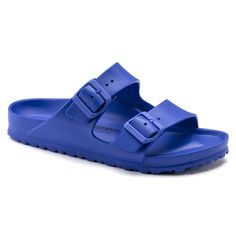 Arizona Essentials EVA Ultra Blue | BIRKENSTOCK Eva Birkenstock, Birkenstock Boots, Birkenstock Eva, Birkenstock Arizona Eva, Birkenstock Styles, Arizona Style, Arizona Eva, Ultra Blue, Cork Sandals