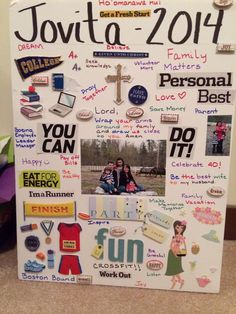 a white refrigerator covered in magnets and pictures