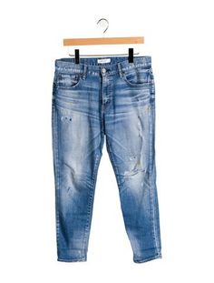 Moussy Vintage Straight Leg JeansBlueMedium Wash with Mid-Rise5 PocketsDistressed AccentsZip & Button Closure Leg Jeans, Mid Rise, Straight Leg Jeans, Straight Leg, Print Patterns, Clothes For Women, Clothes