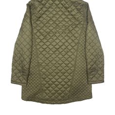 Item is in good used condition. >Size: M >Armpit To Armpit: 20" >Armpit To Cuff: 18" >Collar To Hem: 30" Casual Green Cotton Quilted Jacket, Green Long Sleeve Quilted Jacket, Quilted Zara Jacket Green, Hooded Nylon Quilted Jacket With Zipper Closure, Green Quilted Jacket, Zara Woman, Zara Women, Wholesale Shoes, Green Jacket