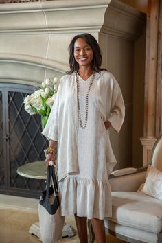 We couldn't be more excited about our lightweight linen kimono. We definitely hit all the marks with wide hems and stitch detail, long side vents and perfect length sleeves. This one size fits most layering piece pairs beautifully with our linen tops, tanks and dresses. Can also be worn as a swimsuit cover-up! Toss over a tee and dress up your favorite jeans! Find Rose Pink and Dusty Pink in our Sale Section 100% European linen Machine wash and hang to dry. Light iron, if desired. All sales on i Spring Linen Tunic For Loungewear, Linen Tunic For Loungewear, Oversized Linen Bohemian Tunic, Spring Linen Tunic For Layering, Oversized Bohemian Linen Tunic, Oversized Linen Lagenlook Dress, Fall Lagenlook Linen Tunic, Oversized Linen Tunic For Loungewear, Elegant Linen Tunic For Fall