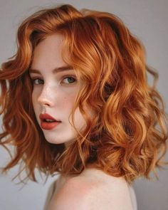 Strawberry Blonde Bob, Vintage Curls, Blonde Ponytail, Ginger Hair Color, Blonde Tones, Strawberry Blonde Hair, Warm Red, Golden Blonde