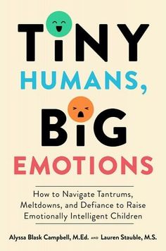 the cover of tiny humans, big emotions