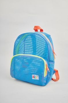 A great sporty style as a daily bag, beach buddy, or festival companion. This small backpack features a large front pocket with double zipper pull and main compartment. Super soft adjustable top loop & webbing. Content + Care Tear resistant 100% vinyl coated mesh Spot Clean Made in USA Size 13" height x 10" width x 4.5" main pocket depth, 1 lb 6" deep including front pocket | Mokuyobi Mesh Mini Backpack in Lake, Men's at Urban Outfitters Daily Bag, Small Backpack, Mini Backpack, Sporty Style, Size 13, Front Pocket, Urban Outfitters, Made In Usa, Lake