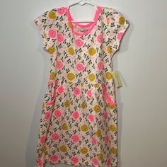 Girls Dress Size 7/8 Nwt, Unfortunately My Daughter Outgrew This One Before We Had The Chance To Wear It. Our Loss Is Another’s Gain. Dress Is Light Cotton Material And Super Cute It Even Has Pockets! Casual Pink Twirl Dress For Spring, Playful Pink Floral Print Dresses, Cute Spring Twirl Dress For Sleepovers, Pink Floral Print Dress For Playwear, Cotton Short Sleeve Dress For Sleepover, Playful Pink Twirl Dress With Floral Print, Playful Pink Floral Print Twirl Dress, Fitted Pink Twirl Dress For Playwear, Cute Spring Dress For Sleepover