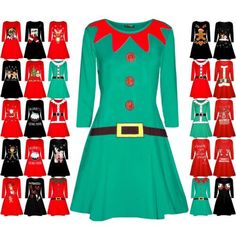 Great shopping ideas for Womens Christmas Xmas Ladies Elf Santa's Little Helper Belt Costume Swing Dress, Stunning Womens Dresses Green A-line Mini Dress For Winter, Long Sleeve Holiday Dress For Christmas Party, Christmas Costume Party Holiday Dress With Long Sleeves, Christmas Long Sleeve Holiday Dress For Costume Party, Christmas Costume Party Dress With Long Sleeves, Long Sleeve Christmas Holiday Dress For Costume Party, Christmas Party Green Mini Dress, Red Mini Dress For Christmas Holiday, Festive Green Winter Dress