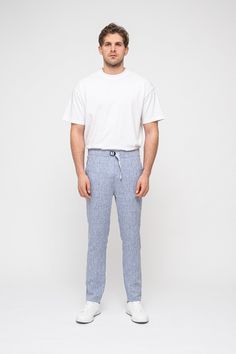 Cholp-No. #921 - Signature Collection
Mens Denim Patterned Sky Blue 100 Linen Pants Relaxed Fit. Set sail for new adventures with Signature Collection. Shop Now Men’s Linen Pants Outfit, Men’s Linen Outfit Pants, Men’s Linen Trousers Outfit, Blue Linen Relaxed Fit Pants, Men’s Linen Trousers, Blue Linen Pants, Mens Linen Pants, Denim Patterns, Mens Linen