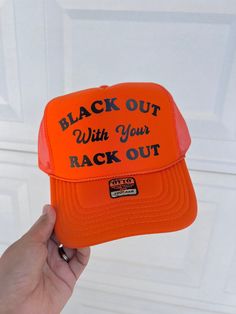 This trucker hat is a unisex fit. The design is not a patch/ embroidery It is a HEAT TRANSFER VINYL design. The hat itself is a foam front with a mesh back snapback. Trendy Trucker Hats, Trendy Hats, Bachelorette Hats, Funny Trucker Hat, Vacation Hat, Custom Trucker Hats, Patch Embroidery, Trendy Hat, Funny Hats