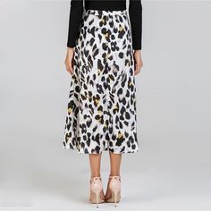 Gender: Women Model Number: skirt180730402 Waistline: Natural Material: Polyester Silhouette: Asymmetrical Pattern Type: Print Dresses Length: Mid-Calf Decoration: NONE Style: Casual Fabric : Fabric has no stretch Color: Multicolor UID: 180821237 Style: Casual Silhouette: Shift Season: Summer Waist Type: Mid Waist Material: 100% Polyester Length: Mid-Calf Occasion: Weekend Casual Decoration: Knot Pattern Type: Leopard White Knee-length Skirt For Fall, White Midi Skirt For Fall, Casual Asymmetrical Maxi Skirt For Brunch, High Neck Sequin Dress, Long Skirt Casual, Knot Pattern, Women Waist, Leopard Print Skirt, Women Skirts