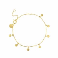 Adjustable Yellow Gold Bracelets With Charms, Adjustable Yellow Gold Charm Bracelet With Oyster Design, Elegant Bracelets With Adjustable Chain, Elegant Adjustable Charm Bracelets, Elegant Gold Plated Bracelets With Charms, Elegant Sterling Silver Adjustable Charm Bracelet, Elegant Dangle Bracelets With Lobster Clasp, Adjustable Yellow Gold Dangle Charm Bracelet, Adjustable Elegant Sterling Silver Charms Bracelet