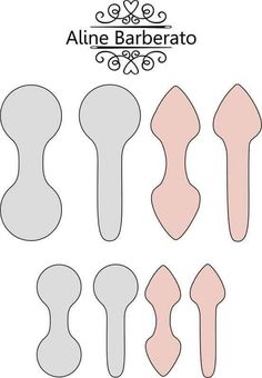 an image of a set of different shapes for cutting out the shape of a bottle opener