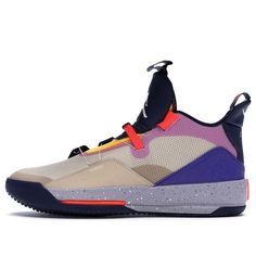 Multicolor Basketball Shoes With Boost Midsole, Multicolor Basketball Shoes With Boost Midsole For Sports, Multicolor Mid-top Basketball Shoes For Sports, Multicolor Sporty Basketball Shoes For Sports Events, Multicolor High-top Basketball Shoes For Sports Events, Casual Multicolor Basketball Shoes, Stylish Sneakers, Nike Air Jordan, Basketball Shoes