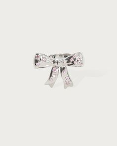 Materials: Platinum plated brass, cubic zirconia Measurements: size in 6, 7, 8 En Route Jewelry, Charm Ring, Pink Gem, Romantic Jewellery, Dope Jewelry, Charm Rings, Bling Rings, Gift Ring, Online Jewelry Store