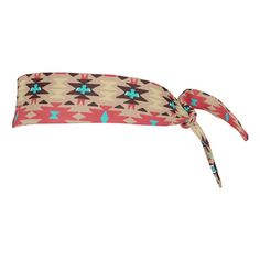 This colorful headband features a bright Native American pattern in red, teal, black, yellow, and brown. A distinctive pattern with a western flair! Be sure to see the matching products in our store. Multicolor Headband Bandana For Beach, Casual Multicolor Headband For Festival, Multicolor Bandana Headband For Beach, Multicolor Bandana Headband For The Beach, Casual Multicolor Bandana For The Beach, Casual Brown Bandana One Size Fits Most, Multicolor Bandana Headband, Multicolor Bandana With Matching Headband For Festival, Trendy Multicolor Bandana For Beach