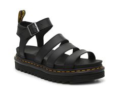 Upgrade your street style with the Blaire platform sandal from Dr. Martens. This strappy pair features a sawtooth sole and a contoured SoftWair™ footbed for daylong easy wear. Blaire Sandal, Doc Martens Sandals, Doc Marten Sandals, Dr Martens Blaire, Dr Martens Sandals, Dr Martens Black, Trending Boots, Trending Sneakers, Cute Sandals