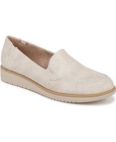 in stock Beige Leather Slip-ons With Textured Footbed, Light Beige, Pick Up, In Store, Buy Online, Loafers, Faux Leather, Free Shipping, Leather