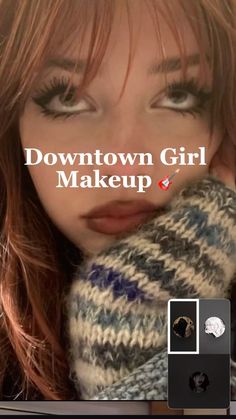 Makeup Looks Downtown Girl, Downtown Girl Aesthetic Makeup, Down Town Girl Makeup, Downtown Makeup, Downtown Girl Makeup, Makeup 2024, Pretty Eye Makeup, Cute Eye Makeup, Brow Mascara