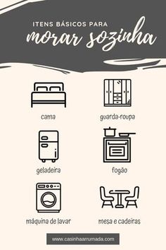 the different types of furniture in spanish