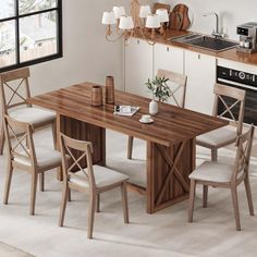 【Simple Farmhouse Style】: This dining table features vintage gray wood veneer and a simple X side design, making it a standout piece in your home that can complement various decor styles. Whether you prefer the farmhouse look, a more modern aesthetic, or a unique style, this dining table for 6 to 8 peoples is a perfect fit 【Large Enough to Seat 6-8 People】: With dimensions of 70.86" in width x 31.5" in depth x 29.52" in height, this rustic dinner table provides generous space to accommodate up t Large Farmhouse Dining Table, Rustic Dinner Tables, Wood Dinner Table, Dining Table For 6, Large Dining Table, Brown Living Room, Farmhouse Dining Table, Wooden Dining Tables, Rectangular Dining Table