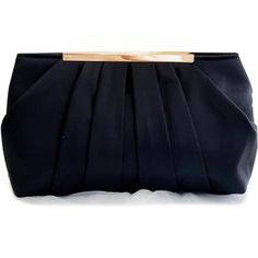 Hot Item About This Item Special Designs- This Evening Clutch Bag Is Made Of Soft Pleated, Ruffled Satin Fabric. Soft And Sleek, While Solid And Durable. Capacity- Size Of The Wedding Clutch Purses For Women: 10"L*2.3"W*5.9"H ,Comes With A Detachable Metal Silver Chain (120 Cm),Can Be Use As A Crossbody Bag Or A Shoulder Bag; Secure Magnetic Snap Closure That Holds Your Valuable Items Inside. Department This Clutch Bag Has A Main Compartment And A Slip Pocket With A Fully Lined Classic Black Clutch For Party, Chic Evening Bag For Dinner, Elegant Black Clutch For Cocktail, Chic Black Evening Bag For Cocktail, Wedding Clutch Purse, Clutch Purse Black, Purses For Women, Wedding Clutch, Purse For Women