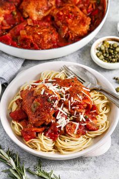 This hearty chicken cacciatore is full of flavor! Bone-in chicken thighs and drumsticks are cooked to perfection with crispy skin and tender meat. The rich tomato sauce, red wine, and aromatic herbs create a savory base, while bell peppers, mushrooms, and garlic add a delightful freshness. Capers or olives add a salty kick, and a sprinkle of Parmesan finishes it off. It’s a comforting, one-pan dinner everyone will love! #spendwithpennies