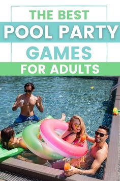 the best pool party games for adults