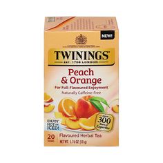 twinings peach and orange tea