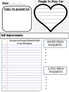 a printable worksheet to teach children about self improvement