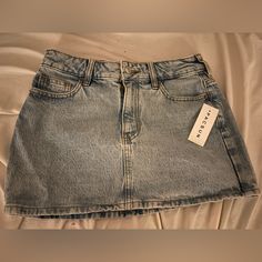 Mini Skirt Ella In Medium Indigo Viral One On Tiktok Nwt Thought I Was Skinny Enough Ig Not! Pacsun Jean Skirt, Mini Jean Skirt, Xmas Wishlist, Jean Skirts, Real Christmas, Pacsun Jeans, Xmas List, Denim Skirts, Clothes Ideas