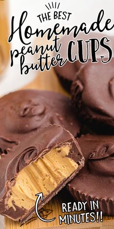 the best homemade peanut butter cups are ready in minutes