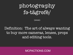 a black and white photo with the words photography fagtref