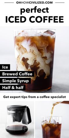 Save money by making refreshing and delicious iced coffee at home. Get tips on how to sweeten and flavor your iced coffee to make it delicious every single time. #icedcoffee #coffeerecipes #summercoffeedrinks Make Iced Coffee At Home, Summer Iced Drinks, Make Iced Coffee