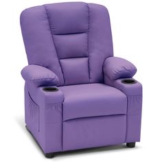 PRICES MAY VARY. Suitable for Big Kids (1-4): If you are trying to find something a little bigger than normal kids recliner and this one is perfect. (Recommended Height: 31" -47") Safer & Easier: The whole chair is tested by ASTM standard. Anti-slip feet increase stability and make it safer for children to climb up and down on the chair. The toddler can easily master the way to use the chair and change the position of the chair by themselves to exercise their independence. 2 Cupholders & 4 Pocke Comfy Recliner, Kids Recliners, Kids Recliner Chair, Good Behavior, Toddler Furniture, Lounge Seating, Blue Elephants, Kids Chairs, Reclining Sofa