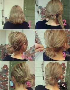 Updos Tutorials, Simple Updos, Work Hair, Hair Diy, Fabulous Hair, Messy Buns, Hair Arrange, Lace Vest