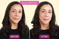 Don Over 50 Makeup Tips, Bold Brows Makeup, Brows Makeup, Makeup Over 40, 50 Makeup, Beauty Hacks Skincare, Bold Brows, Cheap Beauty Products, Midlife Women