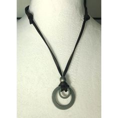 This Boho Men's Retro Necklace Faux Leather 10.5" Cord Double Circle Is Brand-New, Unused, And Unworn Item. In Original Packaging. Necklace 10.5" Dark Thick Cord Double Circle Zinc Alloy Color: Dark Brown New In Packaging. No Flaws To Note. All Items Are Sold As Is. Please See Images And Ask Any Questions Prior To Purchase. Pet & Smoke Free Home. All Sales Are Final. Sku: J123 Bohemian Brown Necklaces With Adjustable Chain, Bohemian Brown Necklace With Adjustable Chain, Vintage Adjustable Leather Necklace, Bohemian Brown Leather Necklace, Bohemian Brown Heart-shaped Necklace, Retro Necklace, Boho Men, Mens Accessories Jewelry, Accessories Necklace