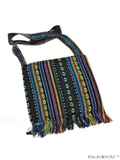 BagForLove - Embroidered Vintage Messenger Bag: Stylish, Colorblock Design for Students and Outdoor Travels Product Description Color Multicolor Details Tassel Magnetic No Type Square Bag Bag Size Medium Style Preppy Pattern Type All Over Print Closure Type Zipper Features Foldable Composition 100% Polyester Care Instructions Hand wash, do not dry clean Material Fabric Size Chart INCH CM Strap Length Bag Length Bag Width Bag Height 45.3 inch 11.4 inch 0.8 inch 9.8 inch Strap Length Bag Length Bag Width Bag Height 115 cm 29 cm 2 cm 25 cm Details Pictures Similar Products h2 { text-align: center; } /* æ¢è¡ */ li{ white-space: normal; word-break: break-all; word-wrap: break-word; } .red-box { width: 100%; display: flex; flex-direction: row; flex-wrap: wrap; justify-content: center; } .red-b Casual Multicolor Satchel Canvas Bag, Colorful Casual Square Shoulder Bag, Casual Colorful Square Shoulder Bag, Casual Green Patchwork Shoulder Bag, Casual Travel Bags With Multicolor Embroidery, Casual Multicolor Square Canvas Bag, Casual Multicolor Embroidery Travel Bags, Casual Multicolor Embroidered Travel Bags, Casual Green Embroidered Shoulder Bag