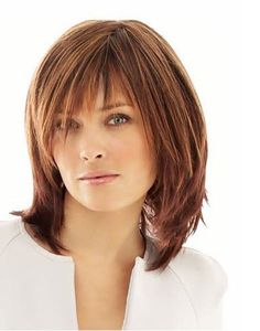 Cute Mid Length #Hairstyles for Women Over 40 12 Inch Hair, Vevey, Hair Straight, Short Hair Styles Easy, Straight Human Hair, Layered Hair