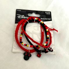 Nwt Disney Bracelet Set Mickey Minnie Stretch Friendship Beads Floss Minnie Mouse Bracelet, Anthropologie Bracelet, Disney Bracelet, Crystal Cuff Bracelet, Blue Beaded Bracelets, Geometric Bracelet, Purple Quartz, Turquoise Bead Bracelet, 925 Silver Bracelet