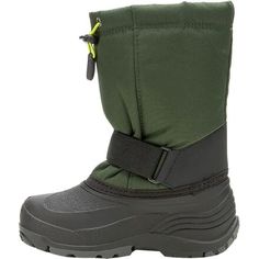 The removable liner in the Kamik Boys' Rocket Boot does wonders for cold feet and makes it easy to air out the Rocket after a long day on the sled hill. Green Insulated Waterproof Boots For Winter, Green Insulated Waterproof Boots With Round Toe, Insulated Green Winter Boots, Winter Non-slip Waterproof Boots For Outdoor, Winter Waterproof Non-slip Outdoor Boots, Winter Slip-resistant Waterproof Synthetic Boots, Slip-resistant Synthetic Waterproof Boots For Winter, Scratch-resistant Winter Boots For Outdoor Activities, Nylon Round Toe Boots For Winter Sports