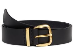 Madewell The Essential Wide Leather Belt - Women's Belts : True Black : The Madewell The Essential Wide Leather Belt elevates everything from your daytime jeans to nighttime look. The wide design offers easy style. The delicate buckle brings the ideal to shine to any outfit. Spot clean. Cow leather construction. Made in Italy. High Waist Leather Belts, Black Gold Belt, Black Belt Women, Black Belt Gold Buckle, Belt Aesthetic, Belts Aesthetic, Black And Gold Belt, Scorpio Ascendant, Luxurious Fashion