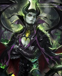 Maleficent <3 | The Gender Bender series by Sakimi chan | the dancing rest Sakimichan Art