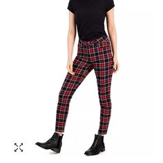 Be Bold In This Modern Take On Classic Plaid; Tommy Hilfiger Brings Elevated Go-To Style With These Charming Plaid Pants. Zipper With Button Closure At Front; Belt Loops Global Tape At Belt Loop Inset Pockets At Front; Patch Pockets At Back Rayon/Polyester/Spandex Casual Fall Bottoms By Tommy Hilfiger, Tommy Hilfiger Casual Bottoms For Fall, Tommy Hilfiger Casual Fall Bottoms, Tommy Hilfiger Fitted Bottoms For Fall, Fitted Tommy Hilfiger Bottoms For Fall, Tommy Hilfiger High Waist Casual Bottoms, Tommy Hilfiger Fitted Tapered Leg Bottoms, Casual Tommy Hilfiger Trousers, Red Plaid Pants Nordstrom